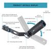 FocusFoto Sling Handgrip for DJI Ronin RS2/RSC2/RS3/RS3 Pro/RS3 Mini/RS4 PRO Gimbal Handheld Stabilizer, Aluminum Alloy 180 Adjustable Handle Grip with 1/4" 3/8" Cold Shoe Mount for Monitor Microphone view 3
