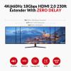 AV Access 4K HDMI Extender Over Cat6, 230ft/70m, 4K@60Hz 4:4:4, Loop Out, HDCP 2.3, Bi-Directional PoC, IR Control, EDID & ARC Switch, Dolby Atmos, Easy Install for Home Theater, Office(4KEX70L-H2) view 2