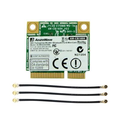 DAGIJIRD 3 PCS Cable Wire IPEX-4 IPEX Gen4 UFL Female to IPEX-1 Connector Jack Male Pin Snap-On 5CM Antenna Cable for BCM94360HMB
