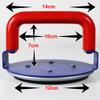 HayWHNKN Tape Stretch Film Positioning Pack Turntable Press Rotary Disk for Packing by Tape and Stretch Film for Manual Tape view 3