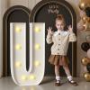 Mixifox Marquee Letters 3 Feet Tall, Large Light up Letters U for Decor view 1