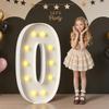 Mixifox Marquee Letters 4 Feet Tall Large Light up Letters O for Decor view 1