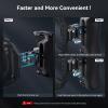 SmallRig Snap-On NATO Side Handle, Quick Lock Design, Up/Down Adjustable, Built-in Cold Shoe Mount, 1/4''-20 Thread Hole, Wrist Strap Hole - 4017 view 2