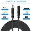 DC Power Extension Cable 100ft, 12V DC Extension Cord 2.1mm x 5.5mm Male to Female Power Cord for CCTV Security Camera, Power Supply, IP Network Camera, Dvr Standalone view 2