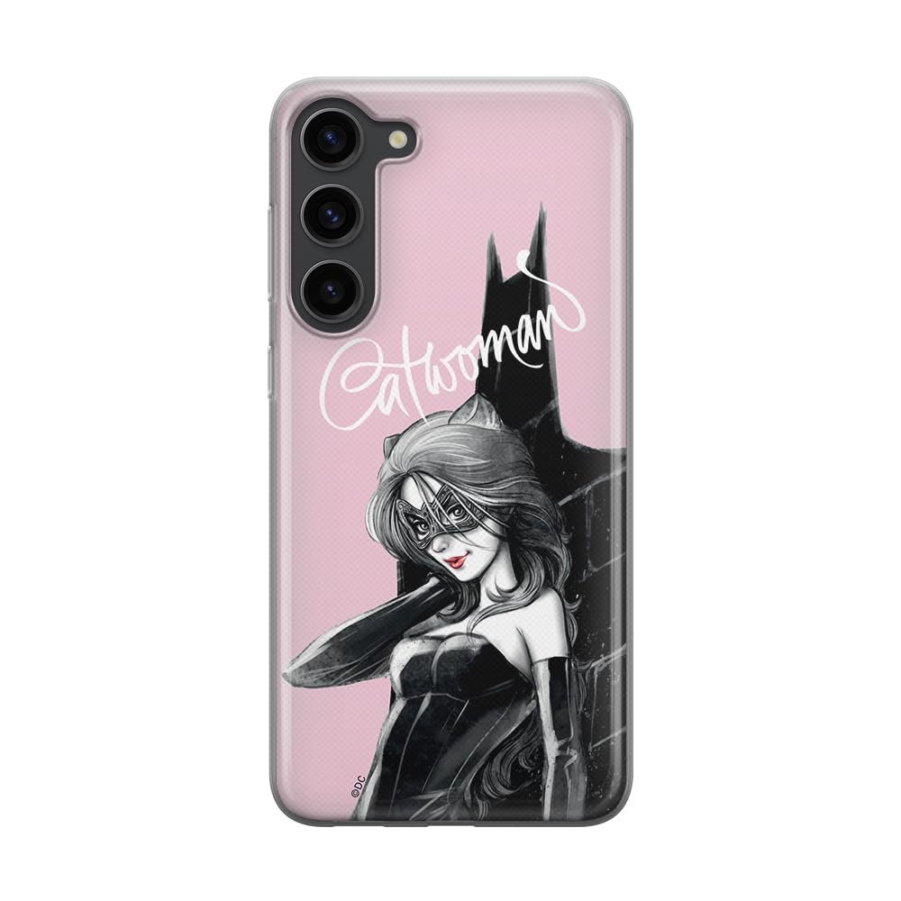 ERT GROUP Mobile Phone Case for Samsung S23 Plus Original and Official DC Licensed with Catwoman 001 Design Perfectly Adapted to The Shape of The Mobile Phone, Made of TPU