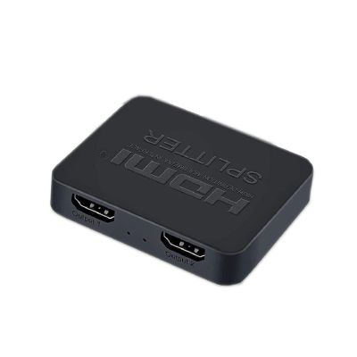 HDMI Splitter 1in 2 Out 4K 60Hz HDMI Switcher UHD HDMI 2.0 1X2 Splitter for Laptop TV Game Console