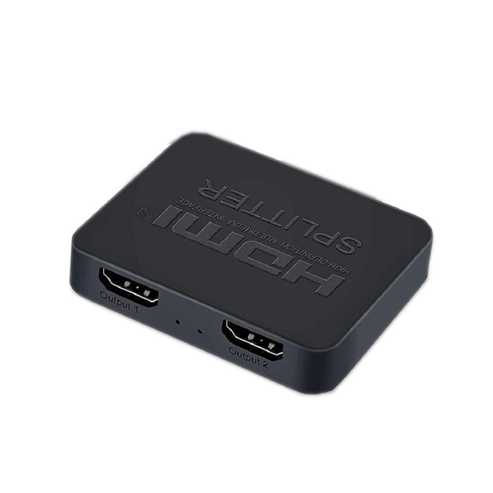 HDMI Splitter 1in 2 Out 4K 60Hz HDMI Switcher UHD HDMI 2.0 1X2 Splitter for Laptop TV Game Console