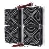 12V 240W Thermoelectric Cooler, Semiconductor Refrigeration Thermoelectric Peltier 4 Chips Cold Plate and 4 Cooling Fans for Cooling Test Bench, Flat Product view 1