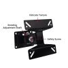 Ogetok TV Monitor Wall Mount Bracket with Swivel Articulating for Most 14-24 Inch LED LCD Flat Screens TVs, Max VESA 75x75mm to 100x100mm up to 35 lbs/15kg, Black Wall Mount TV Bracket view 4