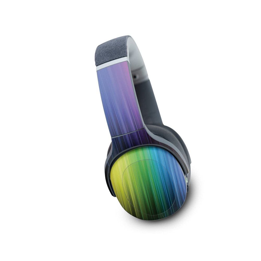 MightySkins Skin Compatible with Skullcandy Crusher Evo Wireless - Rainbow Streaks | Protective, Durable, and Unique Vinyl Decal wrap Cover | Easy to Apply | Made in The USA
