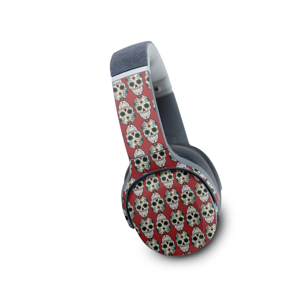 MightySkins Skin Compatible with Skullcandy Crusher Evo Wireless - Sugar Skull | Protective, Durable, and Unique Vinyl Decal wrap Cover | Easy to Apply | Made in The USA