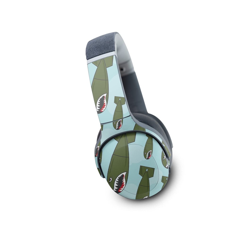 MightySkins Skin Compatible with Skullcandy Crusher Evo Wireless - Bombs Away | Protective, Durable, and Unique Vinyl Decal wrap Cover | Easy to Apply | Made in The USA