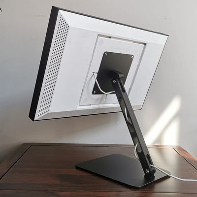 Aluminum Swivel & Tilt Stand for Ech_ooo Show 15 & 21, 360 Rotation, 45 Adjustable Angle, Non-Slip Base, Horizontal/Vertical Screen Switch (Black)