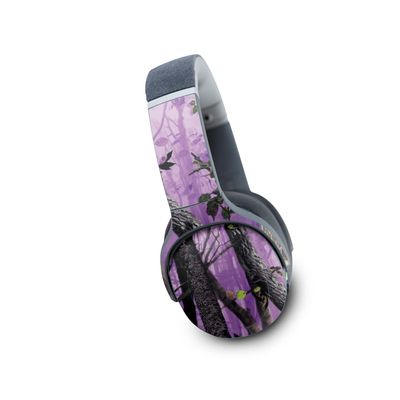 MightySkins Skin Compatible with Skullcandy Crusher Evo Wireless - Purple Tree Camo | Protective, Durable, and Unique Vinyl Decal wrap Cover | Easy to Apply | Made in the USA