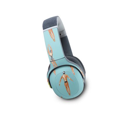 MightySkins Skin Compatible with Skullcandy Crusher Evo Wireless - Upstream | Protective, Durable, and Unique Vinyl Decal wrap Cover | Easy to Apply | Made in The USA