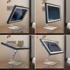 Aluminum Swivel & Tilt Stand for Ech_ooo Show 15 & 21, 360 Rotation, 45 Adjustable Angle, Non-Slip Base, Horizontal/Vertical Screen Switch (Silver) view 4