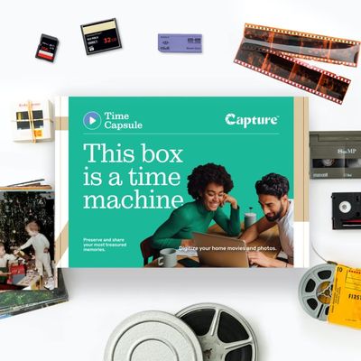 Digitization Shipping Kit Service to Transfer 10 Items of Analog Media to Digital and DVD Output | VHS Video to Digital | 8mm Film to Digital | Photo Digitization | Digitize Memories Conveniently