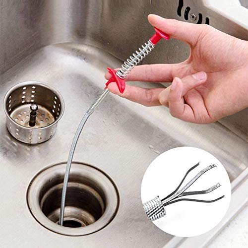 Drain Cleaner Sticks Clog Remover Cleaning Tools Spring Pipe Dredging Tools
