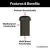 Furrion Aurora 8" Terrace Series Outdoor Multi-Mount DVC Subwoofer for Patios, Decks and Gardens 2022323834 view 3