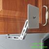 ATOPHK Under-Cabinet Mount Aluminum Material Stand for Ech_ooo Show 15Multi Angle AdjustmentHorizontal and Vertical Screens Rotate FreelyCeiling or Under-Cabinet Mount Silver view 2
