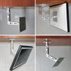 ATOPHK Under-Cabinet Mount Aluminum Material Stand for Ech_ooo Show 15Multi Angle AdjustmentHorizontal and Vertical Screens Rotate FreelyCeiling or Under-Cabinet Mount Silver view 4