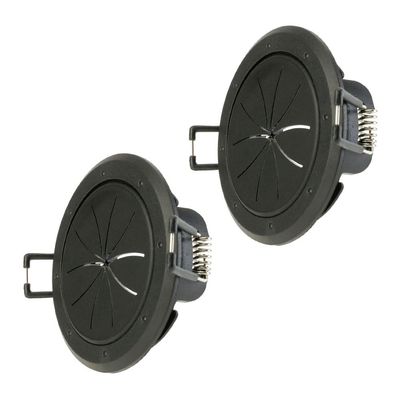 Construct Pro SpeedyZ Spring-Lock 2 Cable Pass Through Port (Black/Pair)