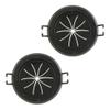 Construct Pro SpeedyZ Spring-Lock 2 Cable Pass Through Port (Black/Pair) view 2