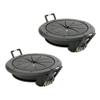 Construct Pro SpeedyZ Spring-Lock 2 Cable Pass Through Port (Black/Pair) view 4
