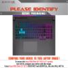Decalrus - Protective Decal Skin Sticker for The Asus ROG Strix G17 G713 (17.3" Screen) case Cover wrap ASrogG17_G713-171 view 2
