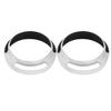 52mm Lens Hood for Camera, 2 Pcs Aluminum Alloy Silver Metal Lens Hood Replacement view 3