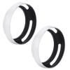 52mm Lens Hood for Camera, 2 Pcs Aluminum Alloy Silver Metal Lens Hood Replacement view 4