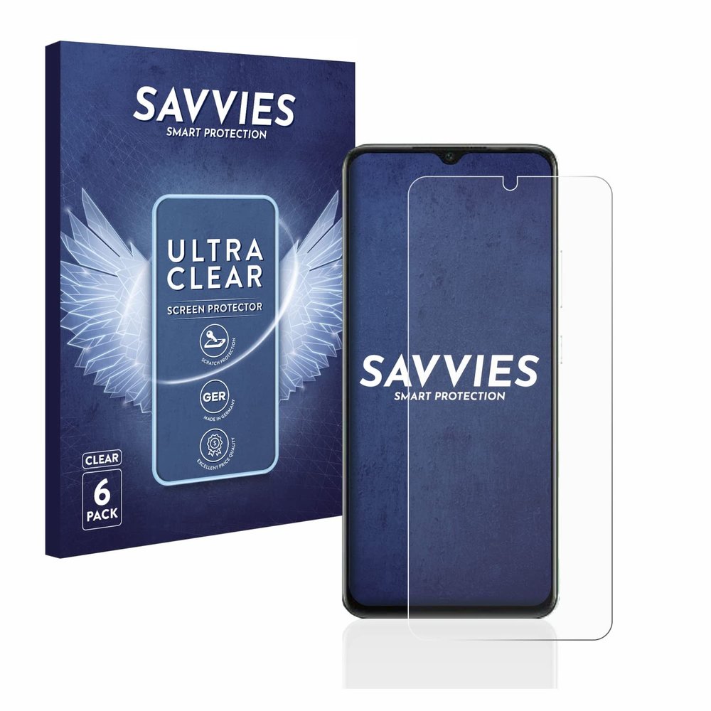 savvies Screen Protector Compatible with Infinix Smart 7 HD Protection Film Clear 6-Pack