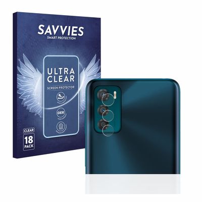 savvies Screen Protector Compatible with Motorola Moto G42 (ONLY Camera) Protection Film Clear 18-Pack
