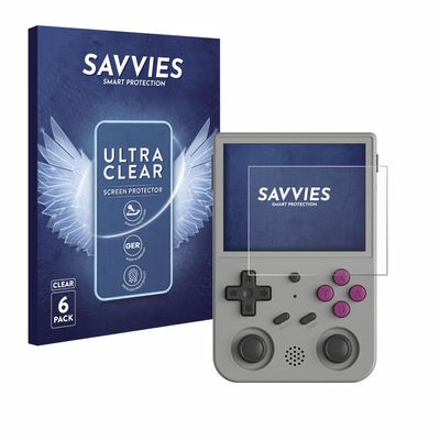 savvies Screen Protector Compatible with Anbernic RG353V Protection Film Clear 6-Pack