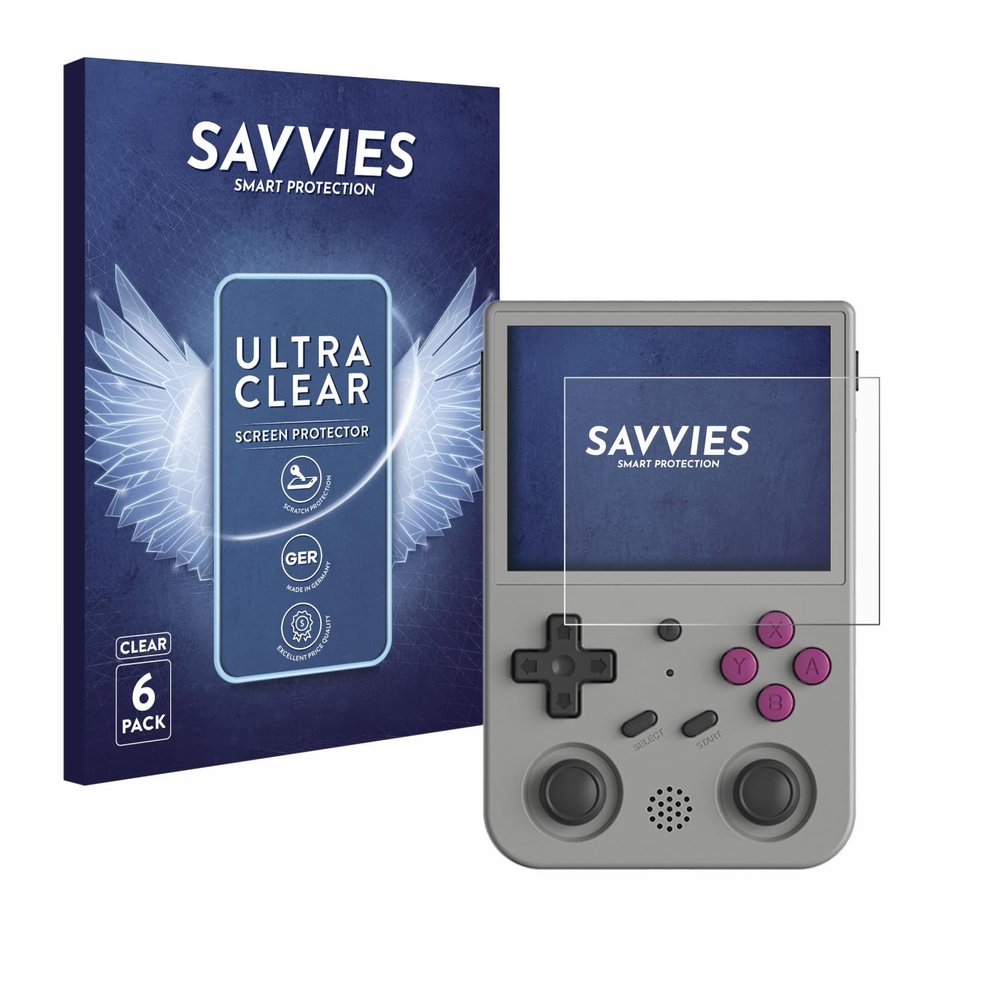 savvies Screen Protector Compatible with Anbernic RG353V Protection Film Clear 6-Pack