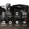 Night Owl 2-Way Audio 12 Channel DVR Video Home Security Camera System with (8) Wired 2K HD Indoor/Outdoor Deterrence Cameras and 2TB Hard Drive (Add up to 4 More Wired and 4 Wi-Fi Cameras) (8 Camera) view 3