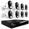 Night Owl 2-Way Audio 12 Channel DVR Video Home Security Camera System with (8) Wired 2K HD Indoor/Outdoor Deterrence Cameras and 1TB Hard Drive (Add up to 4 Wi-Fi Cameras) view 1