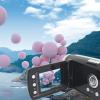 Vlogging Camera with 1.8 Inch Screen, 4X Digital Zoom Digital Camera for Photography, Mini Camera with 12million Pixe-l HD, Face Detection, Continuous Shooting, Cool Stuff Travel Essensials Black view 1