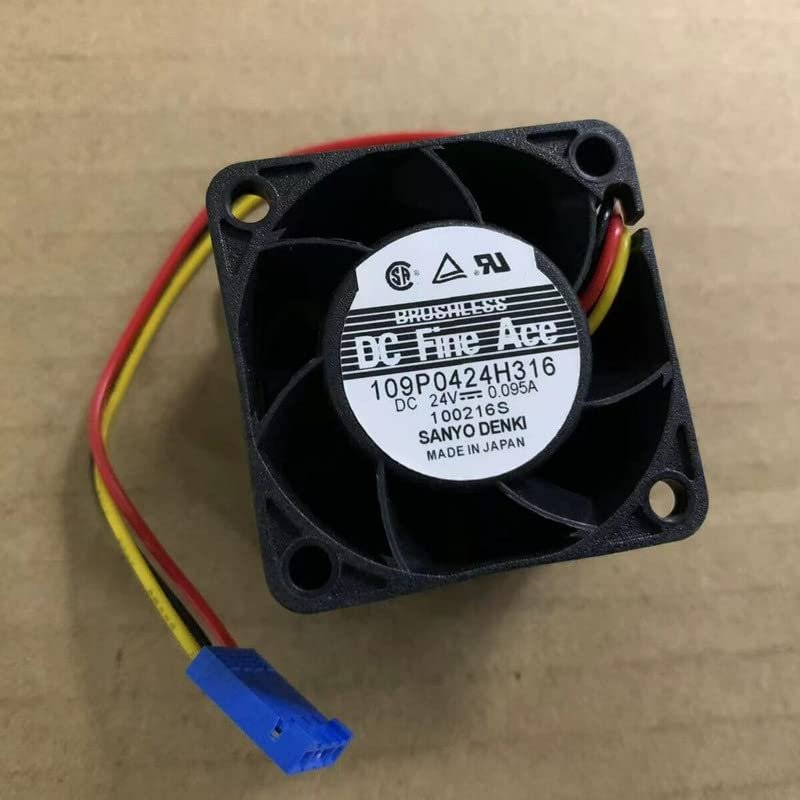 109P0424H316 Fan 40 * 40 * 28MM 24V 0.095A 3pin