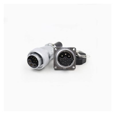 Artemisia WS24 Diameter 24mm 2 3 4 9 10 12 19 pin IP67 Waterproof Connector Solder Male Female (Color : 12 Pin B)
