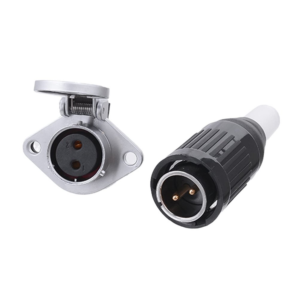 Artemisia WP20 to+Z Waterproof Round Male and Female Aviation Plug 2 pin 3 pin 4 pin 5 pin Connector M20 7 9 12 pin Connector 5A 30A (Color : 2 Pin)