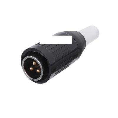 Artemisia WP20 to+Z Waterproof Round Male and Female Aviation Plug 2 pin 3 pin 4 pin 5 pin Connector M20 7 9 12 pin Connector 5A 30A (Color : 3Pin Plug)