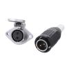 Artemisia WP20 to+Z Waterproof Round Male and Female Aviation Plug 2 pin 3 pin 4 pin 5 pin Connector M20 7 9 12 pin Connector 5A 30A (Color : 3Pin Plug) view 2