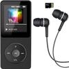 MP3 Player, Music Player with 32GB Micro SD Card, Earphone,Build-in Speaker/Photo/Video Play/FM Radio/Voice Recorder/E-Book Reader, Supports up to 128GB for Kids,Running,Walking view 1