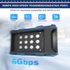 DecorStat 2.5'' SSD SATA to 3.5'' Hard Drive Adapter SSD Mounting Bracket Kit 1 Pack Internal SSD Desktop Adapter Hard Disk Drive Mounting Bracket Tray Case HDD Cage SSD Caddy Holder Converter for PC view 3