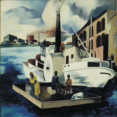 Peter Blume : The Boat : 1929 : Archival Quality Art Print