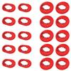 A-Focus 10 Pairs S/L Galaxy Buds Live Ear Tips Adapter Set Replacement Wing Earbuds Cushion Ear Gel Cover Skin Accessories Compatible with Samsung Galaxy Buds Live SM-R180, Mystic Red view 1