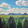 Rockwell Kent : Tree Tops and Mountain Peaks : Archival Quality Art Print view 1
