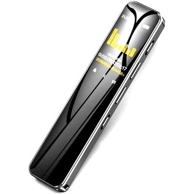 RMENST Digital Voice Recorder, 32GB Voice Activated Recorder with MP3 Player, Noise Reduction Rechargeable Stereo HD Recording Voice