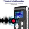 RMENST Digital Voice Recorder Voice Activated Recorder for Lectures, Meetings, Interviews 8GB Audio Recorder Mini Portable USB Rechargeable Voice Recorder view 2